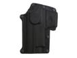 Fobus Holster- Type: Roto Belt- Color: Black- Left HandFeatures:- Up to 1 3/4" belt- Unique Roto-Holster? system rotates 360Â° employing a forward or rearward cant.- Easily adjusts for cross draw, bodyguard, driver, small of the back or strong side carry.-