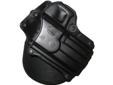 Fobus Holster- Type: Roto Paddle- Color: Black- Left HandFeatures:- Unique Roto-Holster? system rotates 360Â° employing a forward or rearward cant.- Easily adjusts for cross draw, bodyguard, driver, small of the back or strong side carry.- Patented locking