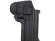 Fobus Holster- Type: Belt- Color: Black- Right HandFeatures:- Low profile design for concealment- Passive retention around trigger guard- Allows for rapid presentation, yet securely locks handgun in placeFits:- Smith & Wesson L and K Frame- Taurus 66,