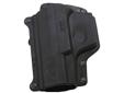 Fobus Holster- Type: Roto Belt- Color: Black- Thumb Break- Left HandFeatures:- Combines our passive retention system with a snap release thumb break.- Unique Roto-Holster? system rotates 360Â° employing a forward or rearward cant.- Easily adjusts for cross