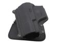 Fobus Holster- Type: Roto Paddle- Color: Black- Thumb Break- Left HandFeatures:- Combines our passive retention system with a snap release thumb break.- Unique Roto-Holster? system rotates 360Â° employing a forward or rearward cant.- Easily adjusts for
