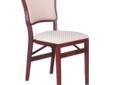 Folding French Dining Chair - Set of 2 (Cherry) (32.75"H x 17.5"W x 19.25"D)
List Price : -
Price Save : >>>Click Here to See Great Price Offers!
Folding French Dining Chair - Set of 2 (Cherry) (32.75"H x 17.5"W x 19.25"D)
Customer Discussions and