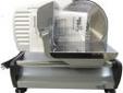 "
Open Country FS-130SK Food Slicer 130W 7.5"" SS Blade
Try the Deli Food Slicer! Powerful 130 Watt motor, with an incredibly sharp, precision-engineered 7-1/2"" undulated stainless steel blade. Enhanced stability with 4 suction cup feet. Convenient