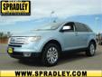 Spradley Auto Network
2828 Hwy 50 West, Â  Pueblo, CO, US -81008Â  -- 888-906-3064
2008 Ford Edge SEL
Low mileage
Call For Price
Have a question? E-mail our Internet Team now!! 
888-906-3064
About Us:
Â 
Spradley Barickman Auto network is a locally, family