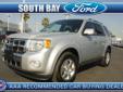 South Bay Ford
5100 w. Rosecrans Ave., Hawthorne, California 90250 -- 888-411-8674
2011 Ford Escape Limited Pre-Owned
888-411-8674
Price: $21,588
Click Here to View All Photos (4)
Description:
Â 
Just Arrived!!! A winning value! As much as it alters the