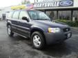 Marysville Ford
3520 136th St NE, Marysville, Washington 98270 -- 888-360-6536
2003 Ford Escape Pre-Owned
888-360-6536
Price: Call for Price
All Vehicles Pass a Multi Point Inspection!
Click Here to View All Photos (17)
Call for a Free Carfax!