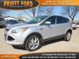Make: Ford
Model: Escape
Color: Silver
Year: 2013
Mileage: 13226
Just let Pruitt do it! Spotless! Take a road, any road. Now add this SUV and watch how that road begins to look like a racetrack! New Inventory.. Gets Great Gas Mileage: 33 MPG Hwy*** This