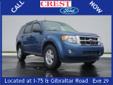 2009 Ford Escape XLT $12,481
Crest Ford Of Flat Rock
22675 Gibraltar Rd.
Flat Rock, MI 48134
(734)782-2400
Retail Price: $13,481
OUR PRICE: $12,481
Stock: 13880P
VIN: 1FMCU03759KC65696
Body Style: SUV
Mileage: 62,351
Engine: 4 Cyl. 2.5L
Transmission: