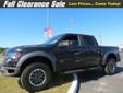 Â .
Â 
2011 Ford F-150
Call (228) 207-9806 ext. 176 for pricing
Astro Ford
(228) 207-9806 ext. 176
10350 Automall Parkway,
D'Iberville, MS 39540
A fully loaded Raptor-call for details.
Vehicle Price: 0
Mileage: 17557
Engine: Gas V8 6.2/379
Body Style: