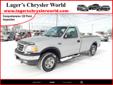 2003 Ford F-150 $4,976
Lager's Chrysler World
307 Raintree Rd
Mankato, MN 56001
(800)657-4676
Retail Price: Call for price
OUR PRICE: $4,976
Stock: 7150-5B
VIN: 1FTRF18W13NB57869
Body Style: Regular Cab 4X4
Mileage: 0
Engine: 8 Cylinder 4.6L
Transmission: