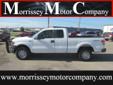 2010 Ford F-150 XL $18,999
Morrissey Motor Company
2500 N Main ST.
Madison, NE 68748
(402)477-0777
Retail Price: Call for price
OUR PRICE: $18,999
Stock: N5240
VIN: 1FTFX1EV1AFB26740
Body Style: Super Cab Pickup 4X4
Mileage: 94,218
Engine: 8 Cyl. 5.4L