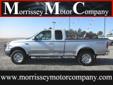 2000 Ford F-150 XLT $13,998
Morrissey Motor Company
2500 N Main ST.
Madison, NE 68748
(402)477-0777
Retail Price: Call for price
OUR PRICE: $13,998
Stock: 6498A
VIN: 1FTRX18L5YNB74426
Body Style: Super Cab Pickup 4X4
Mileage: 91,903
Engine: V-8 5.4L