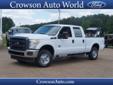 2013 Ford F-250 Super Duty XL $30,994
Crowson Auto World
541 Hwy. 15 North
Louisville, MS 39339
(888)943-7265
Retail Price: Call for price
OUR PRICE: $30,994
Stock: 2275P
VIN: 1FT7W2BTXDEB22275
Body Style: 4x4 XL 4dr Crew Cab 6.8 ft. SB Pickup
Mileage: