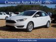 2016 Ford Focus SE $20,485
Crowson Auto World
541 Hwy. 15 North
Louisville, MS 39339
(888)943-7265
Retail Price: Call for price
OUR PRICE: $20,485
Stock: 5359F
VIN: 1FADP3F23GL215359
Body Style: SE 4dr Sedan
Mileage: 0
Engine: 4 Cylinder 2.0L