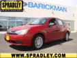 2011 Ford Focus SE
Call For Price
Click here for finance approval 
888-906-3064
About Us:
Â 
Spradley Barickman Auto network is a locally, family owned dealership that has been doing business in this area for over 40 years!! Family oriented and committed