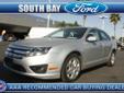 South Bay Ford
5100 w. Rosecrans Ave., Hawthorne, California 90250 -- 888-411-8674
2010 Ford Fusion SE Pre-Owned
888-411-8674
Price: $12,988
Click Here to View All Photos (4)
Description:
Â 
This 2010 Ford Fusion SE is finished in Brilliant Silver Metallic