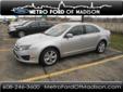 Metro Ford of Madison
5422 Wayne Terrace, Madison , Wisconsin 53718 -- 877-312-7194
2012 Ford Fusion SE Pre-Owned
877-312-7194
Price: $22,995
20 Year/200,000 Mile Limited Warranty
Click Here to View All Photos (16)
20 Year/200,000 Mile Limited Warranty
Â 