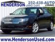 Henderson Used Cars
415 Raleigh Rd., Â  Henderson, NC, US -27636Â  -- 252-438-2886
2010 Ford Fusion SE
Call For Price
Click here for finance approval 
252-438-2886
About Us:
Â 
Â 
Contact Information:
Â 
Vehicle Information:
Â 
Henderson Used Cars
Visit our