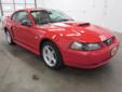 Briggs Buick GMC
Â 
2004 Ford Mustang ( Email us )
Â 
If you have any questions about this vehicle, please call
800-768-6707
OR
Email us
Model:
Mustang
Mileage:
56689
Stock No:
RL11-008C2
Year:
2004
Exterior Color:
Red
Engine:
V8 4.6 Liter
Make:
Ford
Body