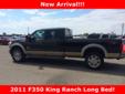 .
2011 Ford Super Duty F-350 SRW King Ranch
Call (509) 203-7931 ext. 117 for pricing
Tom Denchel Ford - Prosser
(509) 203-7931 ext. 117
630 Wine Country Road,
Prosser, WA 99350
Just in!!!! 2011 Ford Super Duty F-350, Crew Cab, 4wd, King Ranch! Be the