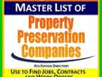 Foreclosure Cleaning Biz Opportunity: NEW 2015-2016 Property Preservation Companies Guide Book
**NEW** 2015-2016 Master List of Property Preservation Companies Directory, 4th Edition: Foreclosure Cleanup and Real Estate Services Industry Guide, $29.99.