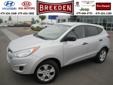 Price: $22045
Make: Hyundai
Model: Tucson
Color: Diamond Silver Metallic
Year: 2013
Mileage: 24
Breeden's has a fantastic selection of new Kia, Hyundai, Dodge, Ram, Chrysler and Jeep vehicles, give a look and remember if we don't have it we will be glad