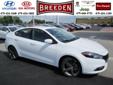 Price: $22610
Make: Dodge
Model: Dart
Color: Winter Chill Pearlcoat
Year: 2013
Mileage: 14
Breeden's has a fantastic selection of new Kia, Hyundai, Dodge, Ram, Chrysler and Jeep vehicles, give a look and remember if we don't have it we will be glad to
