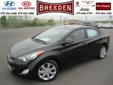 Price: $22890
Make: Hyundai
Model: Elantra
Color: Midnight Black
Year: 2013
Mileage: 283
Breeden's has a fantastic selection of new Kia, Hyundai, Dodge, Ram, Chrysler and Jeep vehicles, give a look and remember if we don't have it we will be glad to find