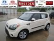 Price: $15344
Make: Kia
Model: Soul
Color: Dune
Year: 2013
Mileage: 10
Breeden's has a fantastic selection of new Kia, Hyundai, Dodge, Ram, Chrysler and Jeep vehicles, give a look and remember if we don't have it we will be glad to find it for you.