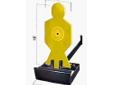The Body Shot Target, .38 / .44 HandgunFeatures:- Bounce back gallery style reaction to bullet strikes- Sturdy steel construction built to handle thousands of rounds- Large stable target base with downward deflectine plate- Body shaped targets are