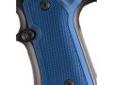 "
Hogue 93173 Beretta 92 Compact Grips Checkered Aluminum Matte Blue Anodized
Hogue Extreme Series Aluminum grips are precision machined from solid billet stock Aerospace grade 6061 T6 aluminum. Carefully engineered and sized for ultimate fit, form and