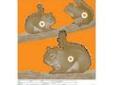 Champion Traps and Targets 45788 Squirrel Target Large 12Pk
Squirrel Paper Animal Targets large (12pk)
ChampionÂ® helps shooters perfect just where to hold their sights. The animal versions feature an orange background for bright contrast and visibility.