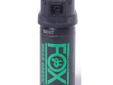 Fox Labs Mean Green Pepper Spray 2oz Fog. Fox Labs Mean Green Pepper Spray features a searing 3,000,000 SHU formula at 6% concentration, provides 180,000 SHU out the nozzle and 1.2% total capsaicinoids, and a fast acting formula. Mean Green is also