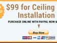 Stay Cool With a Hot Deal on a Ceiling Fan Installation!
Get worry-free installation of your new Ceiling Fan for only $99. Save $80 off the regular price of $179 ? Not to mention the hassle of doing-it-yourself!
Relax & Leave It To The Pros!
Your ceiling