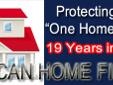 STOP FORECLOSURE NOW !
Â· 19 Years in Business !
Â· Stop foreclosure within 24 to 48 hours of your sale date
Â· Month to month program, no long term contract
Â· Nationwide Trustee postponement and eviction delay service is our specialty
Â· Stay in your home a