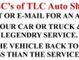 ~Did your vehicle DIE while driving and WILL NOT start?
~Does it not even crank when you try to start it??
~Did something sound like it fell out the bottom on that last big bump????
Who do You call...Â 
TLC Auto Shop 214.696.3966Â 
We will tow your car to
