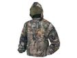 Pro Action? Camo Jacket made from Classic50? poly-pp hi-def non-woven camo material and Frogg ToggsÂ© quiet, tough and breathable non-woven tri-laminate material.Features:- Fully adjustable, attached tuck-away hood with zip closure- 1" waistband- 1" wrist