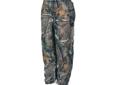 Pro Action? Camo Pants made from Classic50? poly-pp hi-def non-woven camo material and Frogg ToggsÂ© quiet, tough and breathable non-woven tri-laminate material.Features:- 1" waistband with adjustable locking shock cord- 1" ankle band- 8" zipper leg