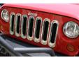 These durable UV treated plastic inserts enhance the front of your Jeep. These inserts add great styling and a unique appearance. Available in Chrome or Black. All Rugged Ridge inserts easily install without drilling or tools. Just click them in and go!