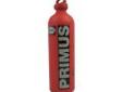 "
Primus P-732531 Fuel Bottle 1.5L
Ultra light fuel bottle of seamless extruded aluminium and lacquered inside to provide the bottle better protection. The connection threads are standard and suitable for OmniFuel, MultiFuel, VariFuel and Gravity VF & MF