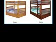 Full over Full Bunk Bed
Full over full bunk beds are made to fit a standard full size mattress on the top and on the bottom bunk.They are available with under drawer storage drawers or a trundle bed and matching furniture. Magic Sleeper Mattress Factory