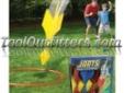 "
UNITED MARKETING INC 780 UMI0780 Fundex Jarts - Lawn Darts Game
Features and Benefits:
The legend has returned: LAWN JARTS!!!
New design--SAFE Jarts
Includes 4 jarts, 2 target rings and instructions
Outdoor fun for the whole family
ages: 8+ players: 1+