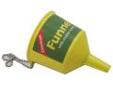 Coghlans 8100 Funnel
Funnel
Specifications:
- Color: Yellow
- Built in strainer
- Made in CanadaPrice: $1.2
Source: http://www.sportsmanstooloutfitters.com/funnel.html