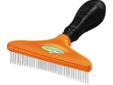 A professional quality tool for separating and untangling furStraight bristles on one side and bent bristles on the other sideErgonomic handle is secure and comfortable in your handAnti-microbial plastic to help keep germs and bacteria at a