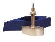Bronze Broadband Thru-Hull with Temp and Hi-Speed Fairing Block, 1kW (No Plug)526T-HDN Thru-Hull Transducer with Broadband Technology 1 kW 50/200 kHz, no Diplexer 20/6 degree Beam Angles Bronze Thru-Hull with Temperature 10 Meter Cable No connector