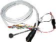 Power/Data CableThis is a dual purpose cable. It is utilized as a Power Cable Assembly for the FCV585 and FCV620 Fish Finders. In addition, this cable can be utilized as an NMEA0183 data cable for the GP33.Note that when used with the GP33, the fused