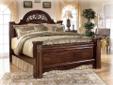 Contact the seller
Signature Design By Ashley Gabriela B347-BedK, With elegant detailing and rich inviting finishes, the Old World beauty of the " Old World Dark Brown" bedroom collection transforms the look and feel of any bedroom decor with the elegance