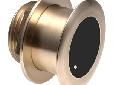Bronze Tilted Transducer with Depth & Temperature (20Â° tilt) - Airmar B175L010-11809-22 This tilted transducer protrudes less than a quarter of an inch outside the hull and can sit on trailer rollers/bunks without damage.An excellent choice for fiberglass