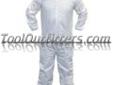 "
SAS Safety 6854 SAS6854 Gen-Nex All-Purpose Coverall, X-Large
Anti-Static
Cloth-Like Fiber
Full Zipper Front and Elastic Wrists
Non-Elastic Ankle Cuffs
"Price: $5.63
Source: http://www.tooloutfitters.com/gen-nex-all-purpose-coverall-x-large.html