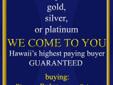 Don?t waste your time going to pawn shops and getting pennies for your gold!!!!! If you've been trying to sell your gold and are tired of being low-balled by pawn shops call
me today. I pay more for your items because I don't have big overhead cost like a